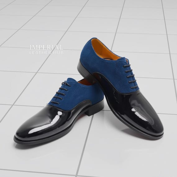 knee length dresses for ladies Moustache Little Boy's & Boy's Open Lace Dress Shoes - Navy