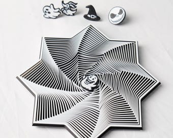 3D Printed Twisted Spooky Fidget Gadget| Unique Desk Anxiety Relief
