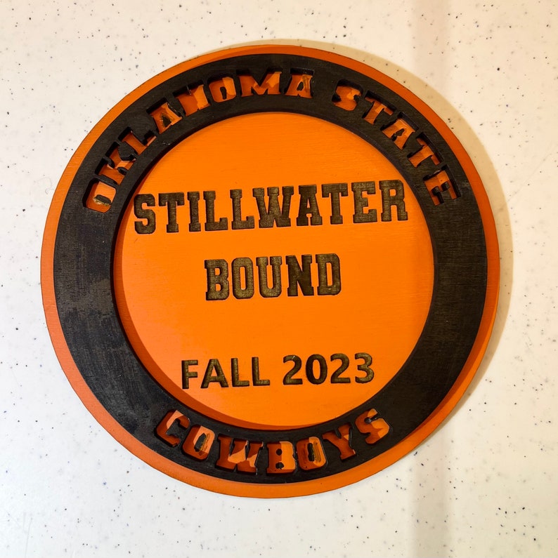 OKLAHOMA STATE University Graduation Tiered Tray Decor OSU Etsy