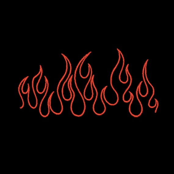 Flames Machine Embroidery Design, Fire Machine Embroidery Design, Flames  Design, Fire Embroidery Design - Etsy