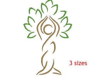 Living Tree Machine Emrbroidery Design, Tree, Trees Design, Forest Embroidery, Leaf, Leaves Embroidery Design, Tree Embroidery, Wellness