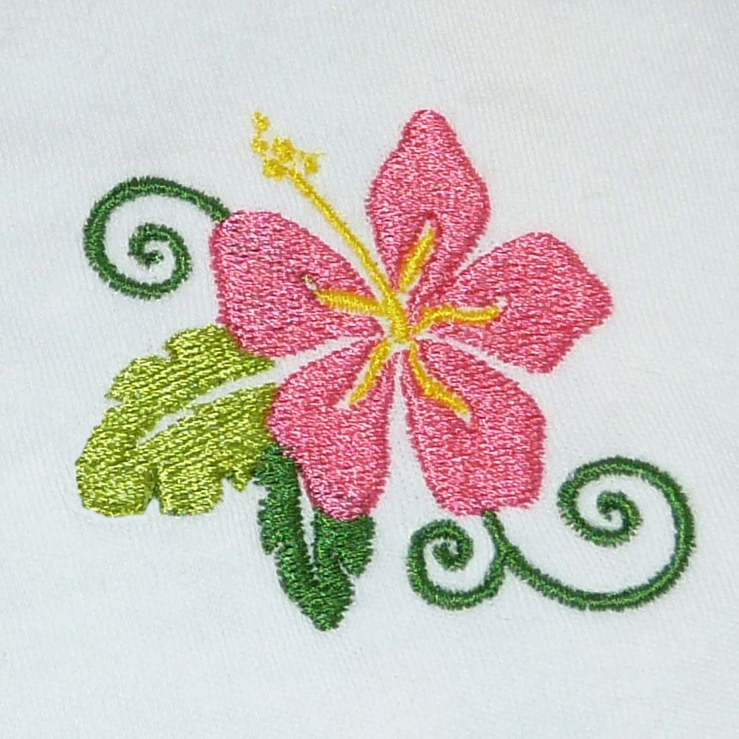 Tropical Flower Machine Embroidery Designs Flower Embroidery Etsy