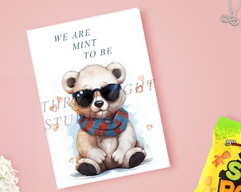 Junior Mint To Be - Valentijnsdagkaart (5 x 7) - digitaal bestand