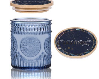 8 oz Opalite Candle - with Sea Salt & Bergamot