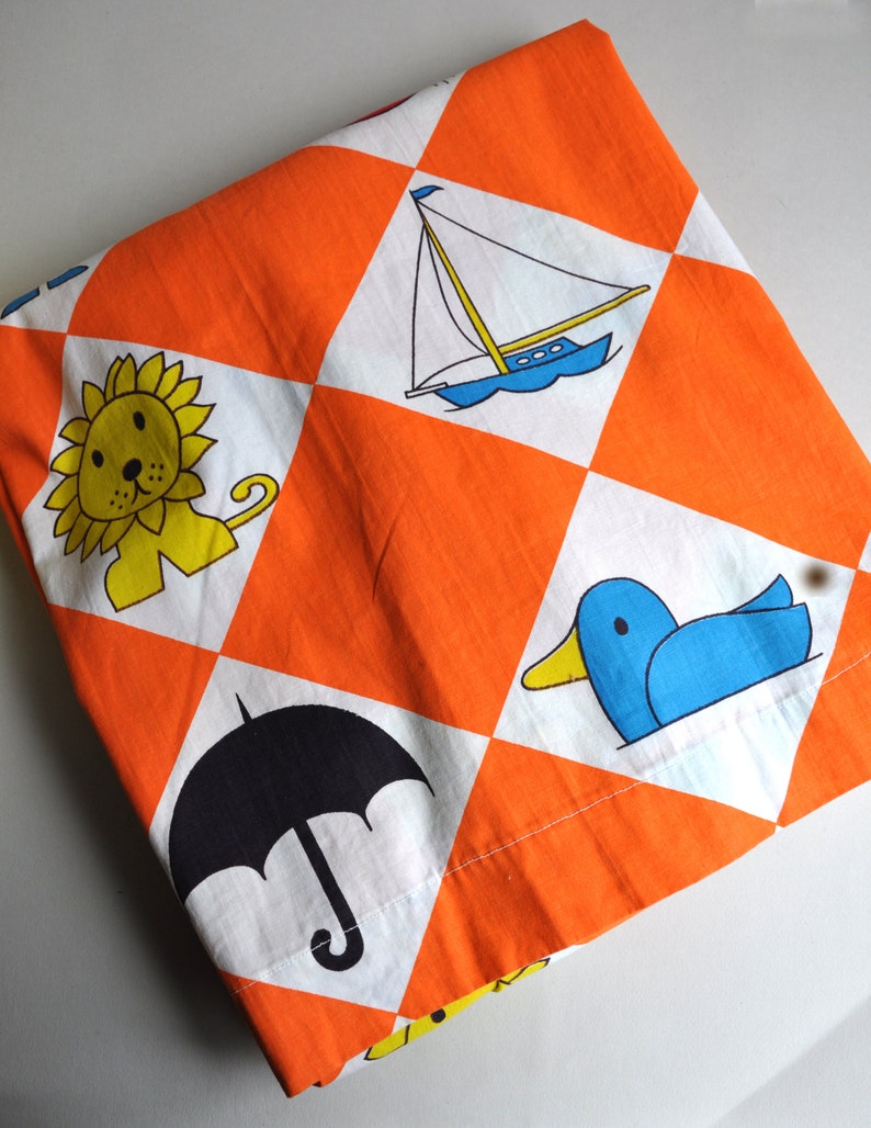 RARE Dick Bruna Illustrated Pair Fabric Curtain Panels