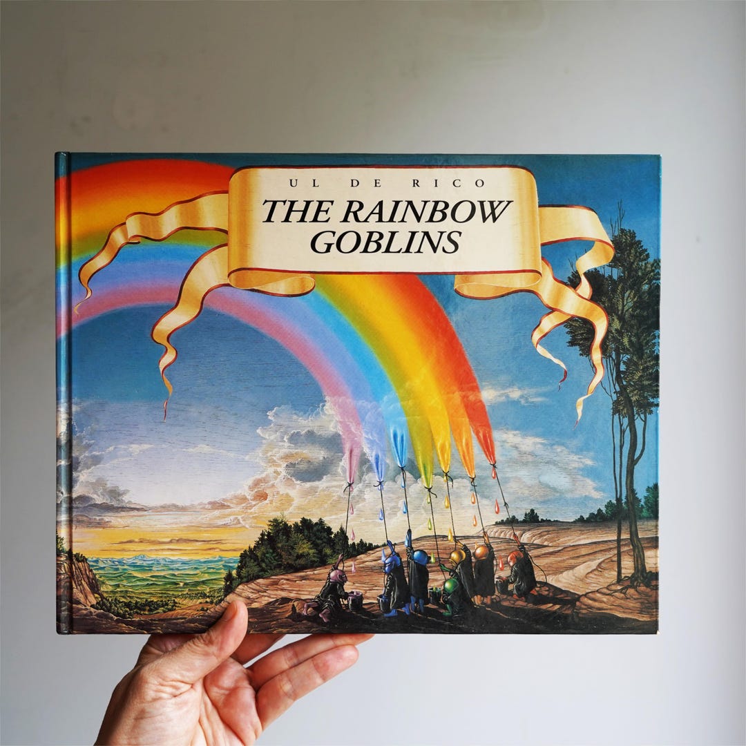 Ul De Rico "the Rainbow Goblins" Hardcover Warner Books - Etsy