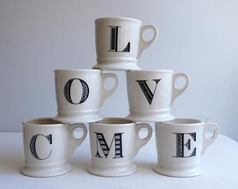 CHOICE: Anthropologie Monogram Mug