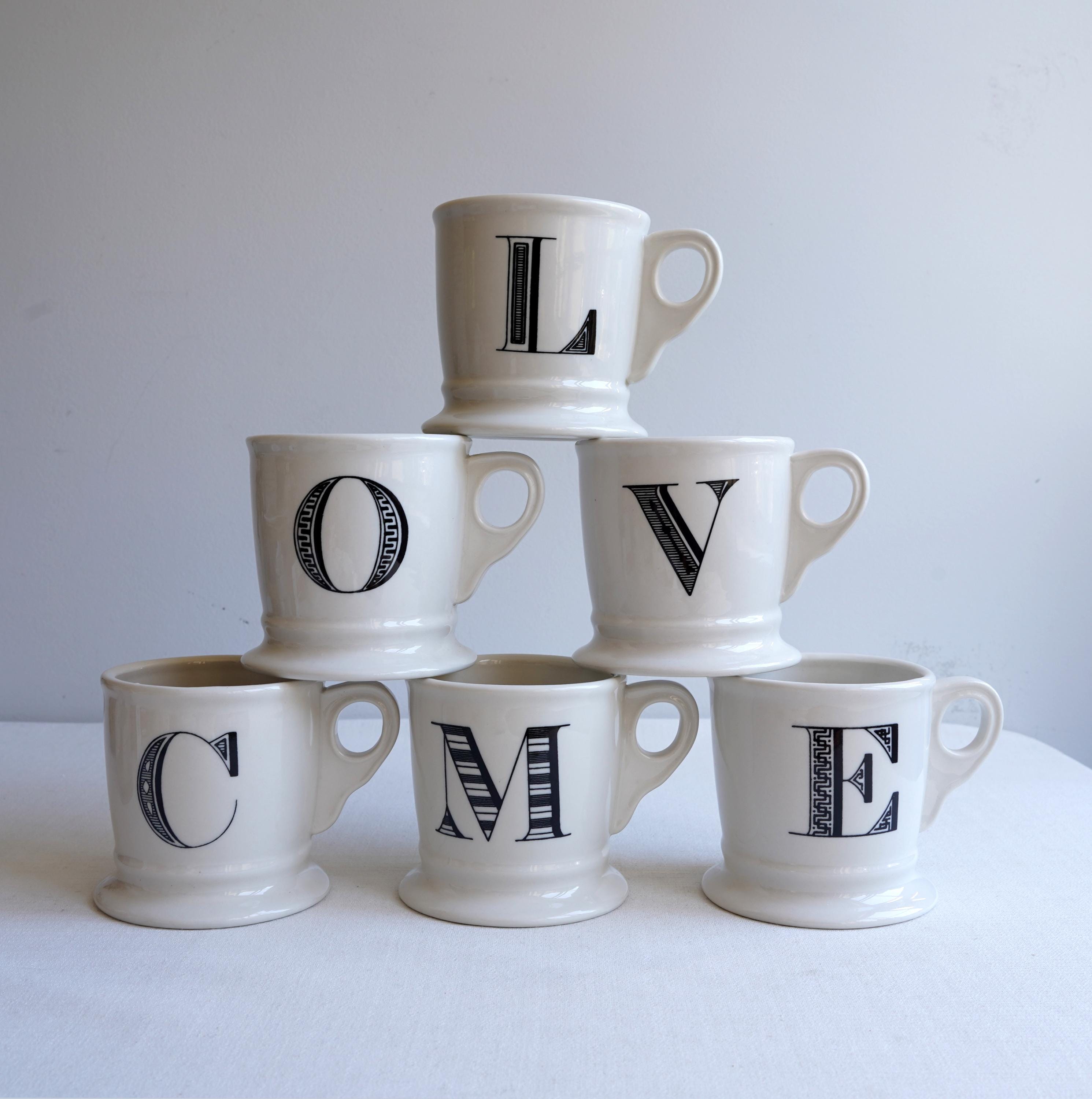 CHOICE: Anthropologie Monogram Mug - Etsy Finland, image size:2981x3000