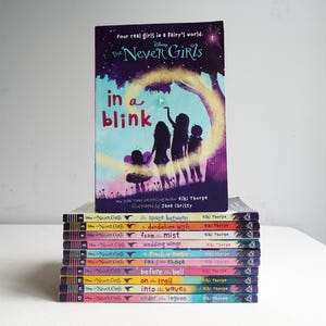 NOS (11) Set &quot;Disney The Never Girls&quot; by Kiki Thorpe - Paperback Books