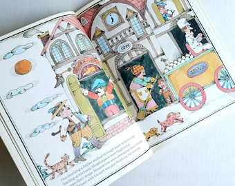 Vintage "The Cat And The Fiddler" Hardcover Book – Lionel Kalish Art, 1968