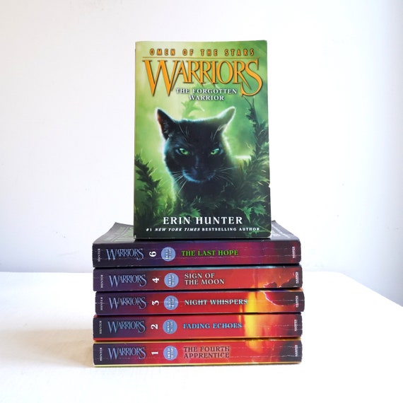 Erin Hunter Warriors Book Lot Original Series Set 7 Books of Warriors Cats  Novel