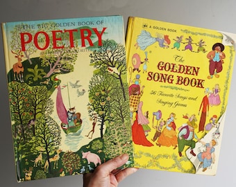 CHOICE: Out of Print Golden Song Book 56 Favorite Songs Gertrude Elliott Illustrated Hardcover, 1973 Edition