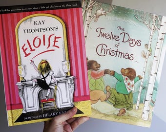 Hilary Knight Eloise + The Twelve Days of Christmas - Hardcover Books
