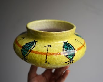 Italy Aldo Londi Style Raymor Bitossi Glazed Pottery
