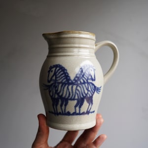 Museum of American Folk Art Repro Zebra Pint Pitcher
