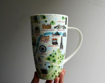 CHOICE: Harrod's British High-Street London Fine Bone China Mug - Made in England