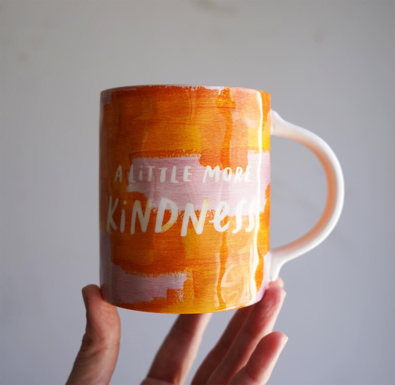 CHOICE: Anthropologie Mug Orange Kindness