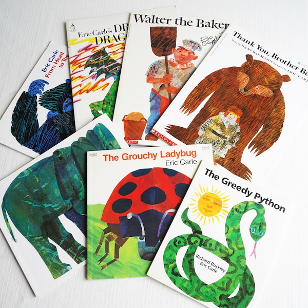 Eric Carle Set (7) Paperback Books
