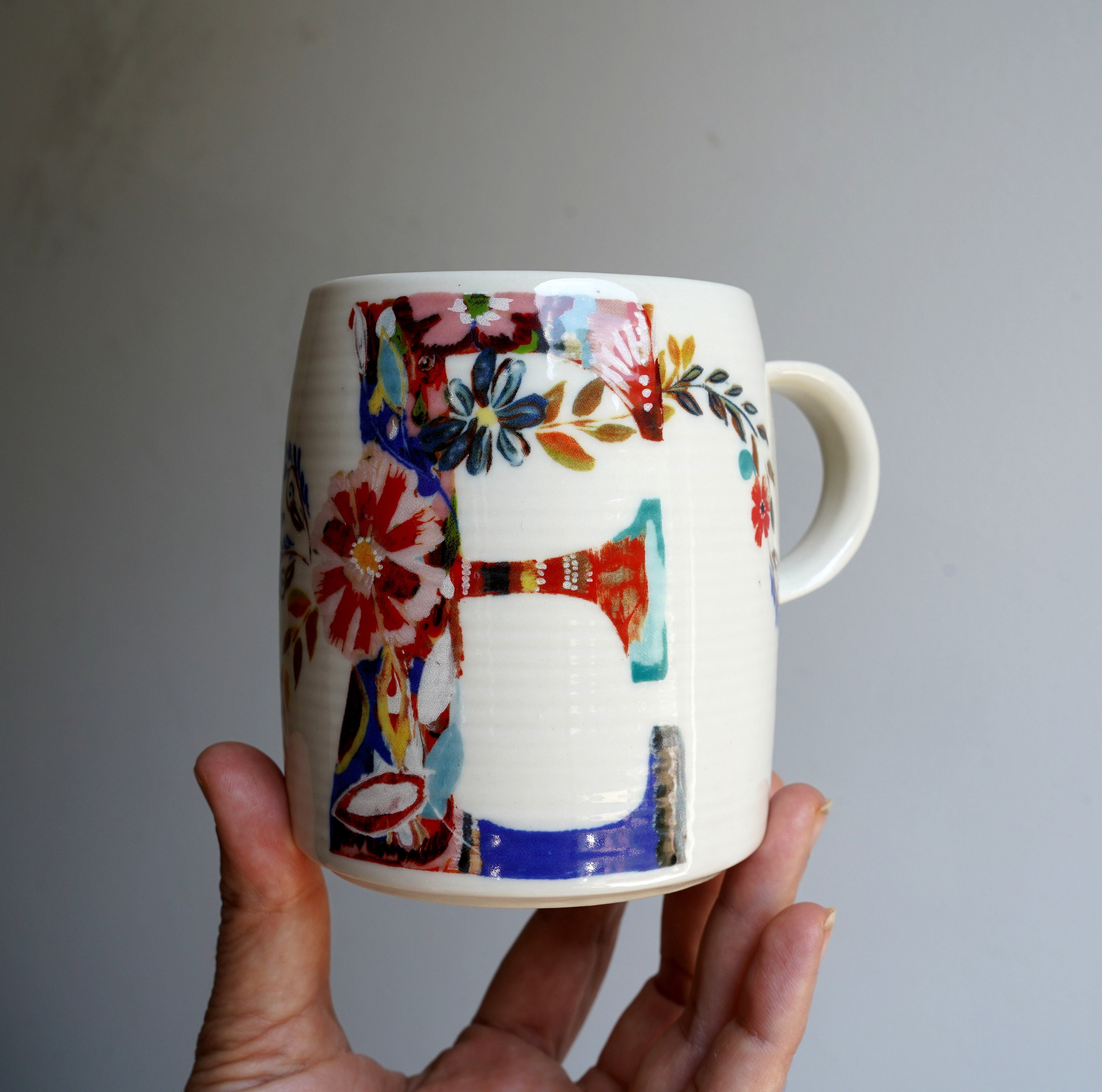 CHOICE: Anthropologie Monogram Mug - Etsy