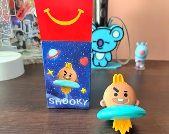 Figura coleccionable BT21 de McDonald's / Figuras de personajes de BTS / Figura TinyTan / K-pop / Caja original / Juguete auténtico / Coleccionable