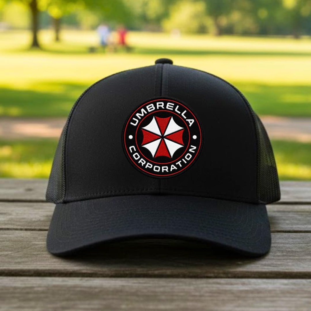 Resident Evil Rpd Cap Embroidered Vintage Resident Evil Trucker Hat - Umbrella Corps Cap, RPD ...