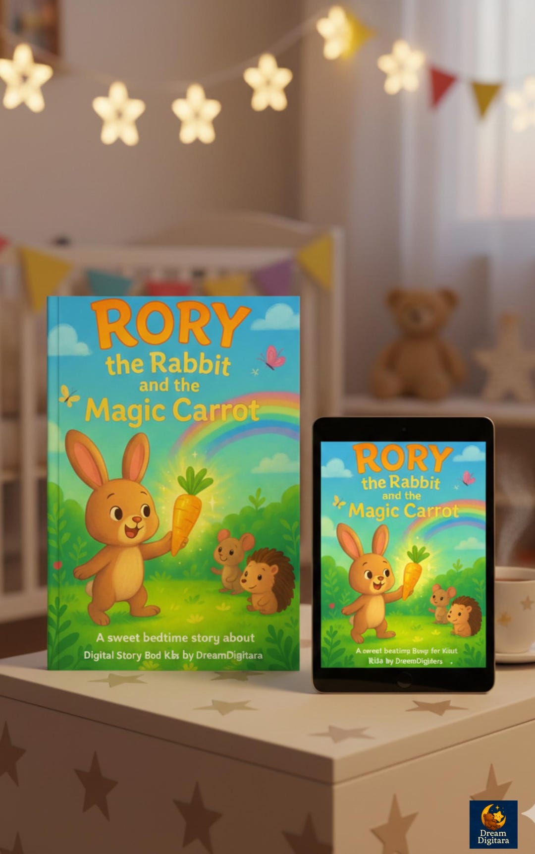 Rory the Rabbit and the Magic Carrot – Kids Digital Storybook - Etsy
