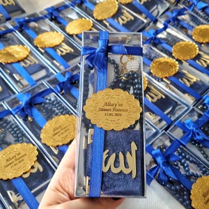 Mini Quran Tasbih presentförpackning: Islamisk bröllopsfavor, Ramadan Eid-gåvor, Umrah - Hajj-favor