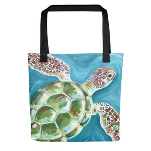 Sea Turtle Tote Bag, Sea Turtle Tote, Sea Turtle Beach Bag, Sea Turtles, Bags, Market Bag, Mother&#39;s Day Gift, Reusable Tote Bag, Turtle Bag