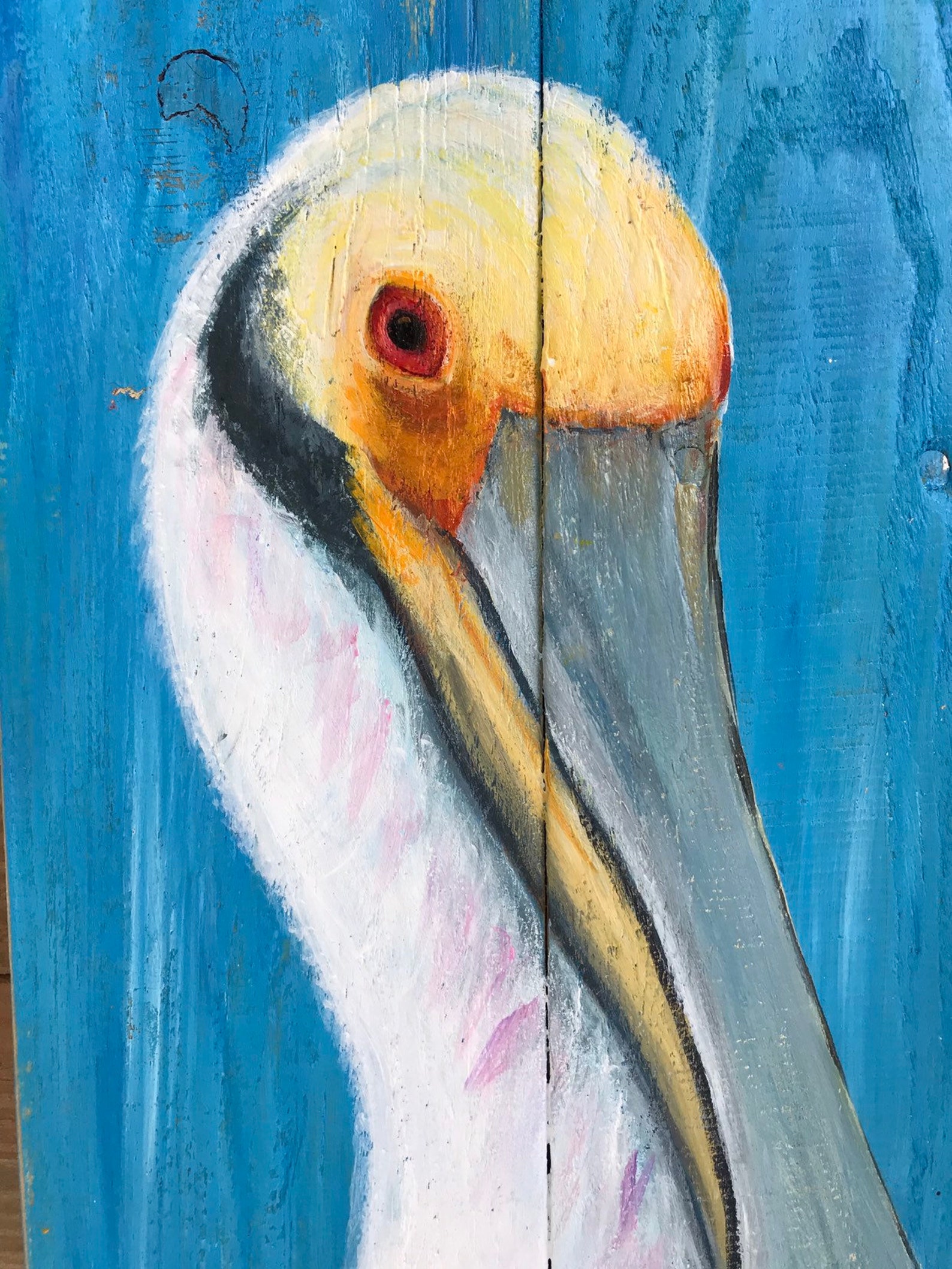 Spoonbill Painting Spoonbill Bird Art Coastal Birds | Etsy