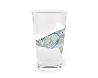 Snook Pint Glas, 16oz