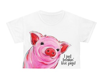 Cute Pig Farm Animal Lover Shirt