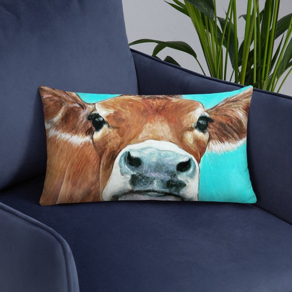 Cow Pillow Etsy