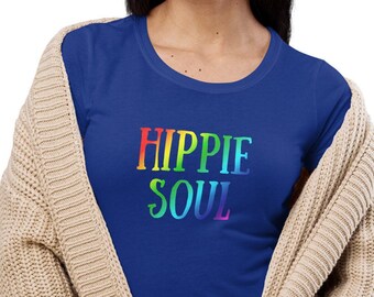 Hippie Soul T-Shirt, Boho Hippie Tee, Hippie Girl T-shirt, Women’s Boho t-shirt, Boho Girl T-shirt, Hippie Soul Shirt , Hippie Bus Shirt