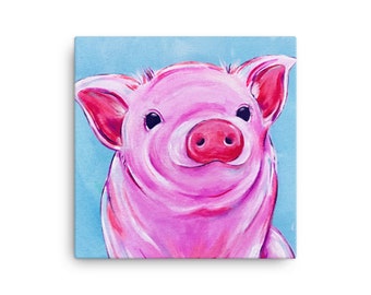 Pig Canvas Print