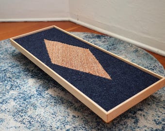 Lounge simple moderne pour chat - Lit confortable pour chat avec grattoir intégré