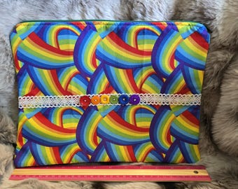 Handgenähte Große Kosmetiktasche