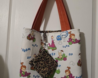 Vintage Hanna-Barbera Flintstones Einkaufstasche