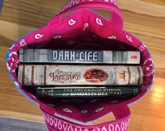 Gesteppte Bandana Buch/Bibel Tasche