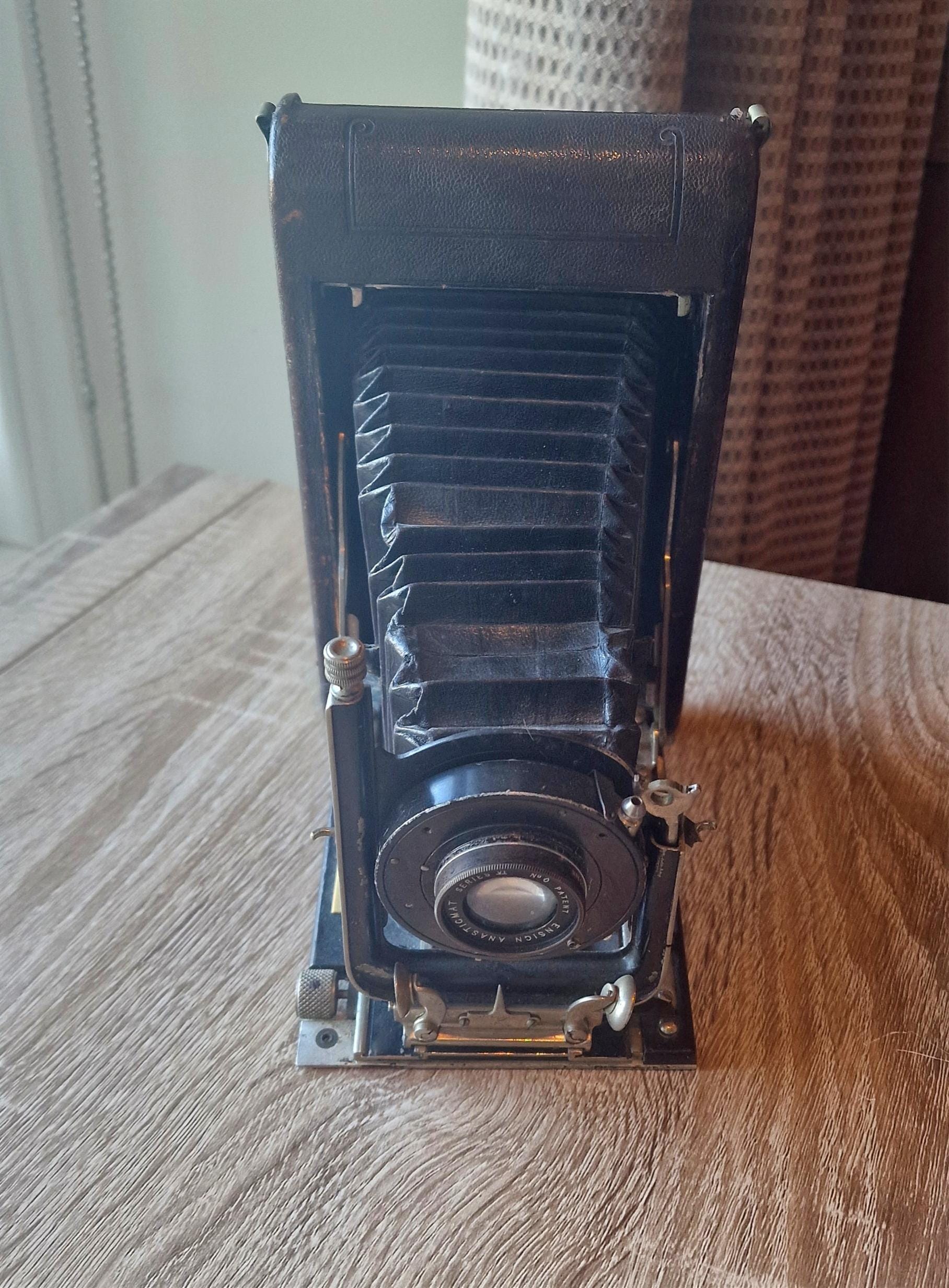 Objectif Ancien Rapidus Anastigmat 180mm F/6.8 (6 Lentilles En Laiton) Avec Planchette