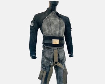 Disfraz de traje de vuelo Starkiller / Cosplay de Galen Marek de Star Wars / Uniforme inspirado en la serie Black