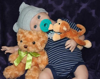 Hyper-Realistische Platin Silikon Rebornpuppe: 51 cm Baby