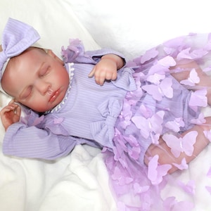 Hand-Painted Reborn Baby Doll: 20-Inch Weighted Newborn Doll
