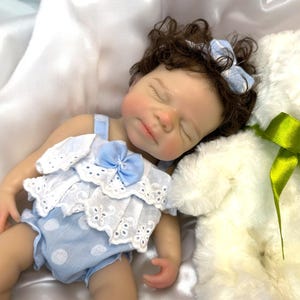 Ultra-Realistic 13&quot; Silicone Reborn Baby Doll | Lifelike Preemie Newborn Collector&#39;s Doll | Handmade Realistic Baby Doll with Weighted Body