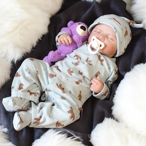 20&quot; Realistic Reborn Baby Doll – Sleeping Newborn, Weighted Body, Vinyl Limbs, Magnetic Pacifier, Therapeutic & Collectible Art Doll