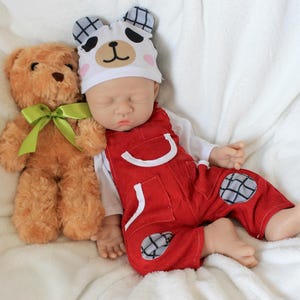 Ultra Realistic 17 Inch Full Silicone Reborn - 5.6lb Weighted Newborn Doll - Includes Pacifier, Outfits & Blanket - Hand Painted Details