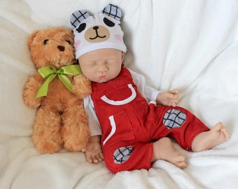Ultra Realistic Full Silicone Reborn Doll - 17 Inch Weighted Newborn