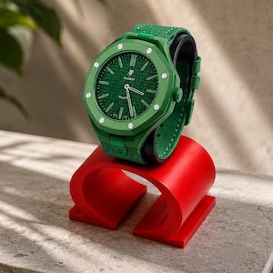 Uhrenständer im Omega x Moonswatch / AP x Swatch Royal Pop -Design – Display-Ständer für Armbanduhren | Modern & stabil | Luxuswatch