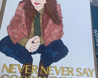 Kate Bush Jig of Life Coloring Page