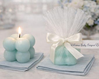 Personalized Baby Shower Candle Favors, Baby Boy Shower Favor, Baby Girl Shower Favor, Soy Wax Candle Favors for Baby Shower Party