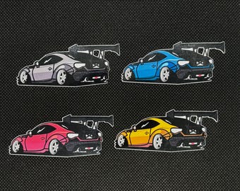 Subaru BRZ / Scion FRS / Toyota 86 Sticker | JDM Car Sticker | Cartoon Car Sticker